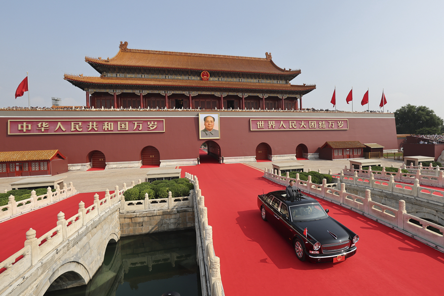 9月3日,紀(jì)念中國人民抗日戰(zhàn)爭暨世界反法西斯戰(zhàn)爭勝利80周年大會在北京天安門廣場隆重舉行。